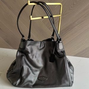 Coach metallic shoulder bag